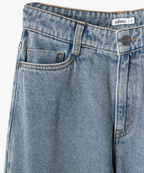 Pantalon baggy avec taille ajustable garçon vue3 - GEMO (JUNIOR) - GEMO