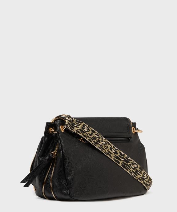 Sac besace à bandoulière fantaisie pailleté femme vue2 - GEMO (ACCESS) - GEMO