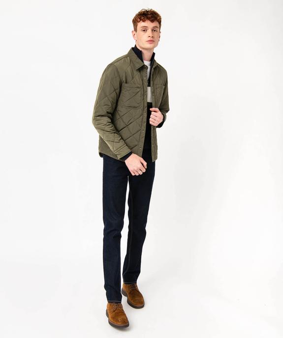 Pull tricolore à col montant zippé homme vue5 - GEMO 4G HOMME - GEMO