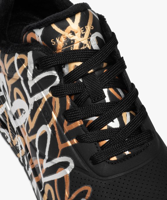 Baskets femme imprimées cœurs métallisés - Skechers X James Goldcrown vue6 - SKECHERS - GEMO