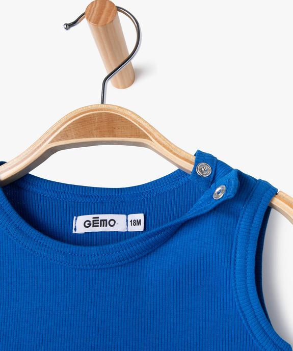 Débardeur en maille côtelée bébé garçon vue2 - GEMO(BEBE DEBT) - GEMO