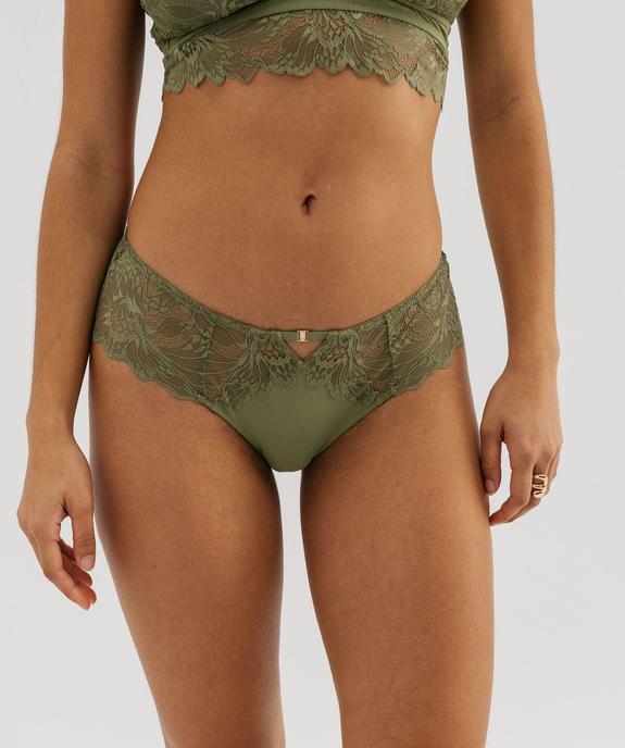 Shorty en dentelle et microfibre femme vue2 - GEMO(HOMWR FEM) - GEMO