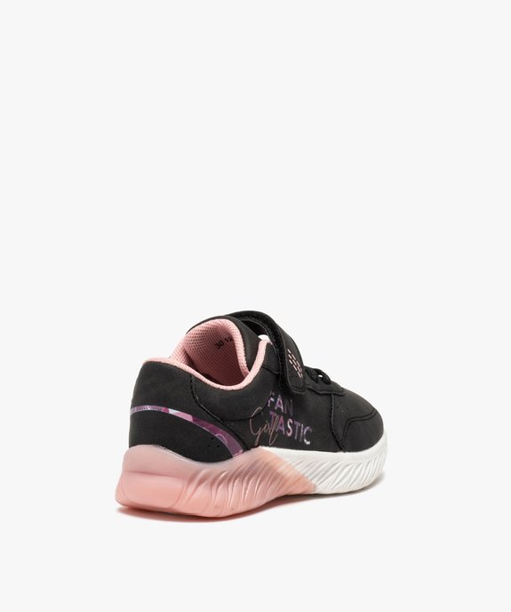 Baskets fille bicolores vue4 - GEMO (ENFANT) - GEMO