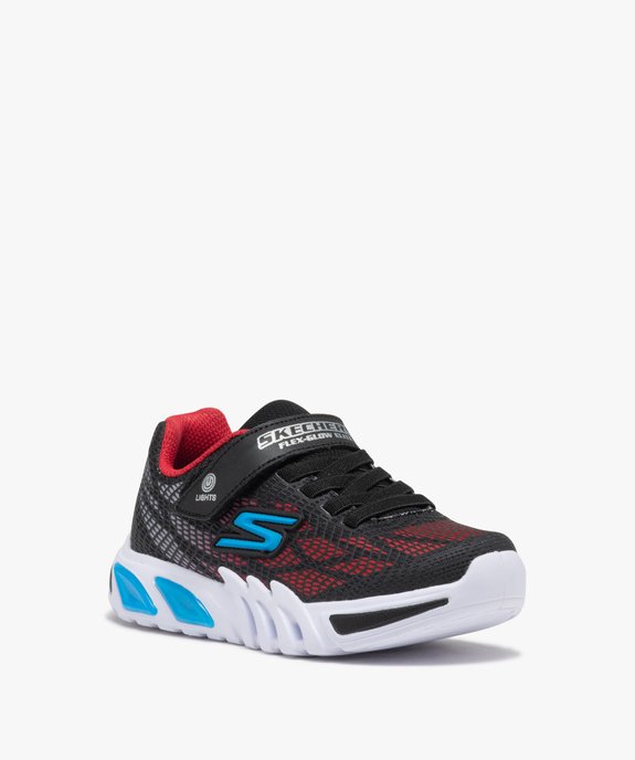 Baskets garçon style running à semelle lumineuse - Skechers vue2 - SKECHERS - GEMO