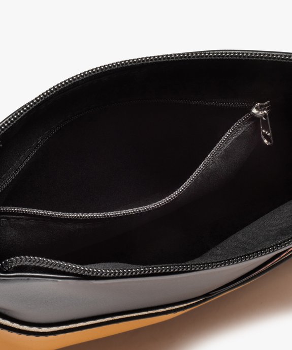 Sac besace femme fin à bande dorée vue3 - GEMO (ACCESS) - GEMO