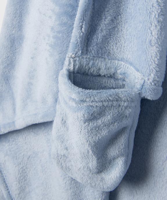 Plaid à capuche en maille douillette enfant - GEMO (ACCESS) Plaid à capuche en maille douillette enfant vue3 - GEMO (ACCESS) - GEMO