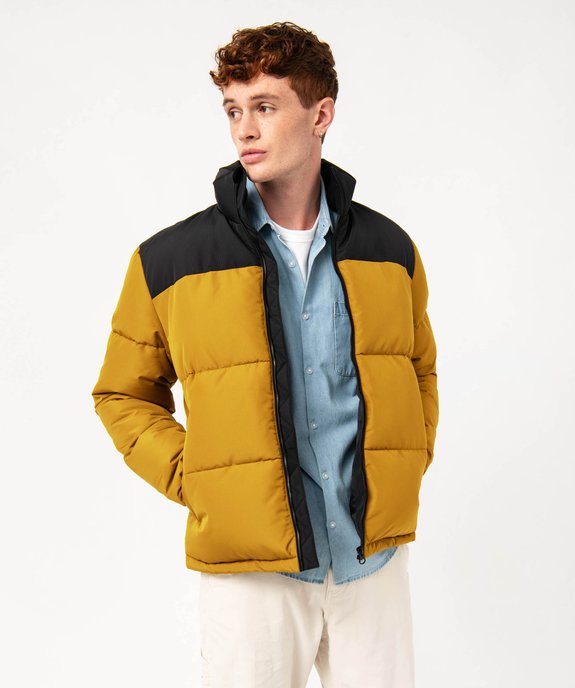Blouson matelassé avec col montant homme vue1 - GEMO 4G HOMME - GEMO