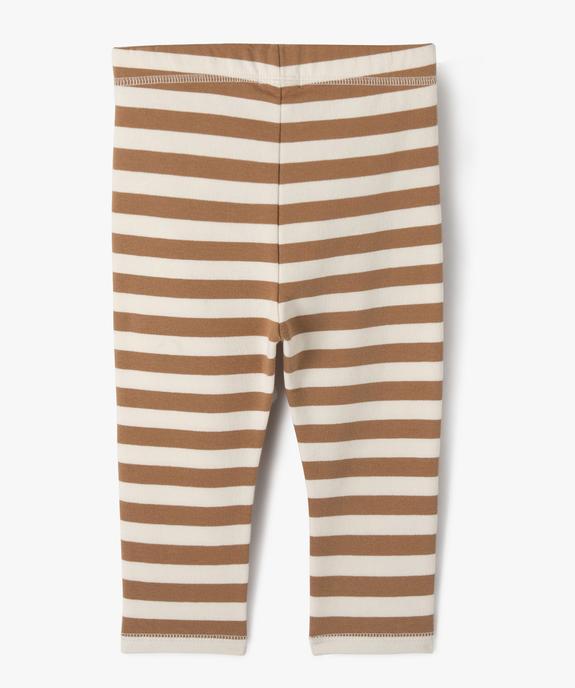 Legging en molleton imprimé bébé garçon vue3 - GEMO(BEBE DEBT) - GEMO