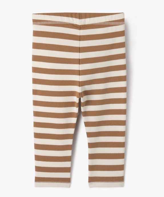 Legging en molleton imprimé bébé garçon vue3 - GEMO(BEBE DEBT) - GEMO