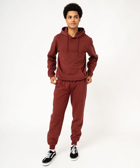 Pantalon de jogging molletonné homme vue5 - GEMO 4G HOMME - GEMO