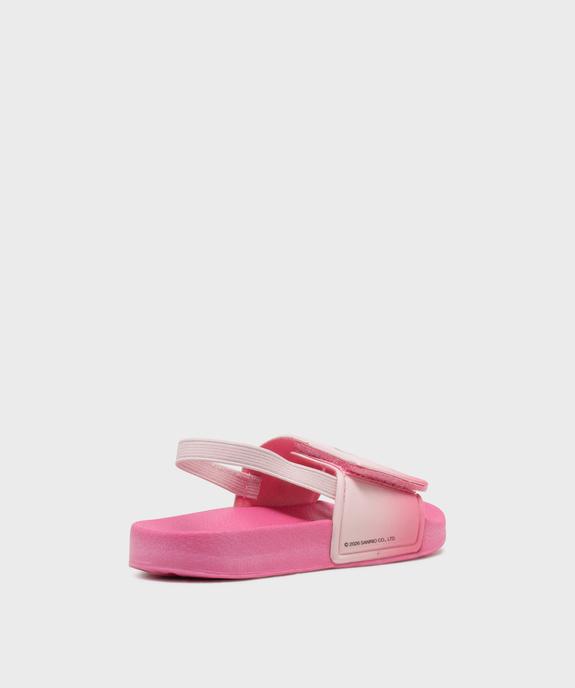 Mules de plage à scratch à motif chaton fille - Hello Kitty vue4 - HELLO KITTY - GEMO