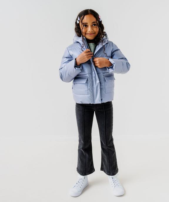 Blouson déperlant doublé polaire à capuche fille vue6 - GEMO (ENFANT) - GEMO