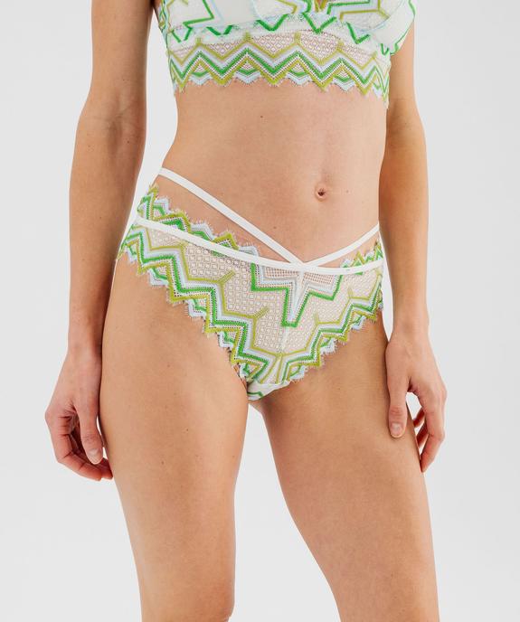 Shorty en dentelle avec brides à la taille femme vue1 - GEMO(HOMWR FEM) - GEMO