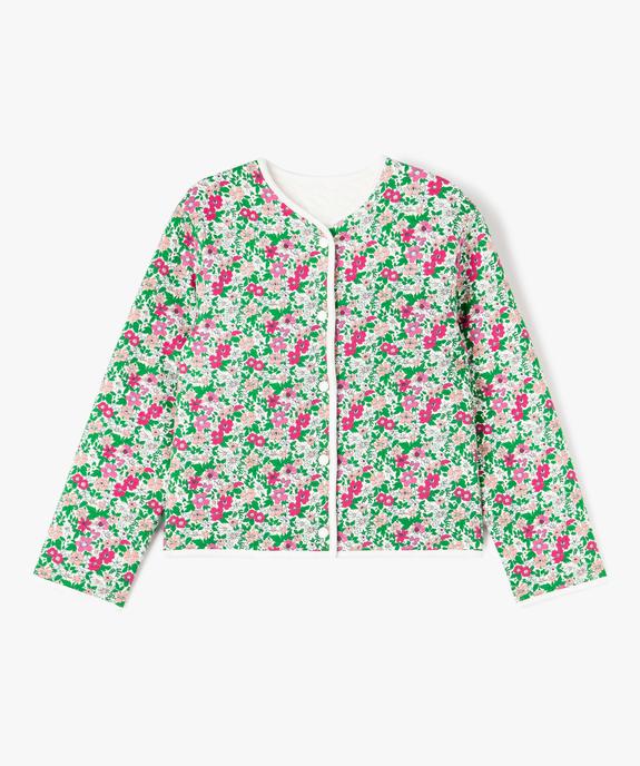 Veste réversible matelassée à boutons-pression fille - LuluCastagnette vue1 - LULUCASTAGNETTE - GEMO