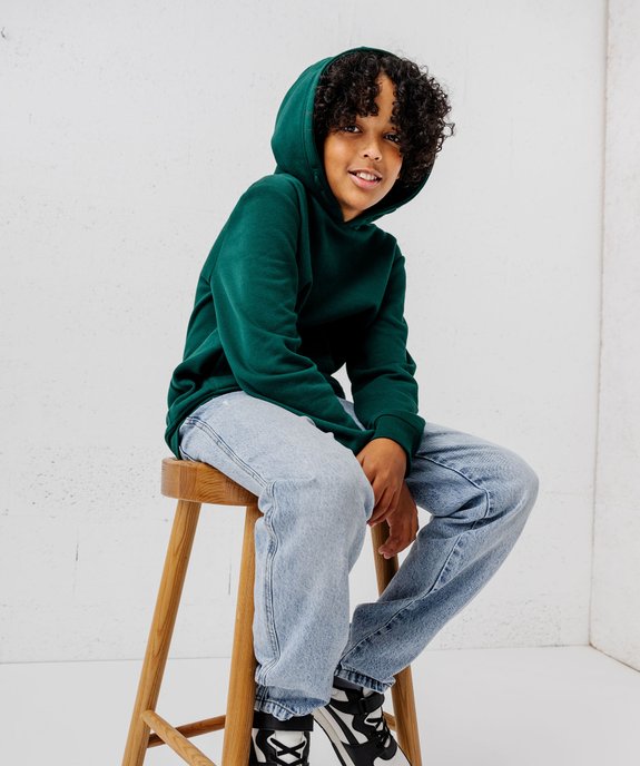 Sweat molletonné à capuche garçon vue7 - GEMO (JUNIOR) - GEMO