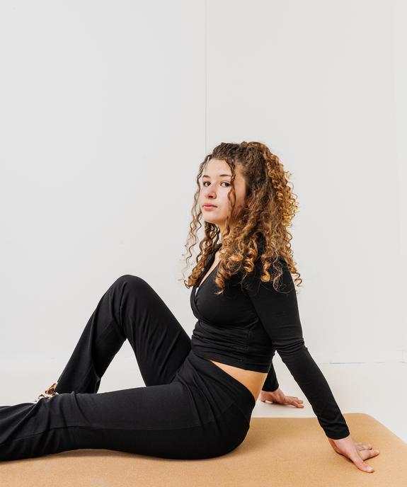 Legging en coton stretch coupe flare fille vue6 - GEMO 4G FILLE - GEMO