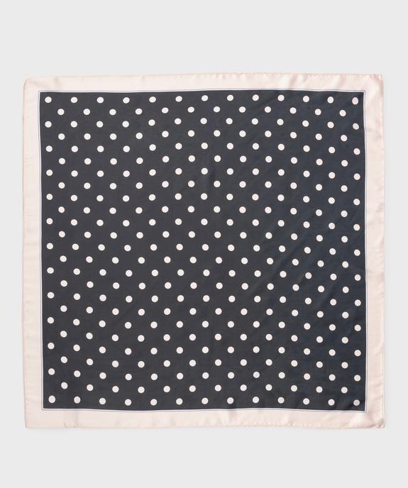 Foulard carré en satin imprimé pois femme vue1 - GEMO (ACCESS) - GEMO