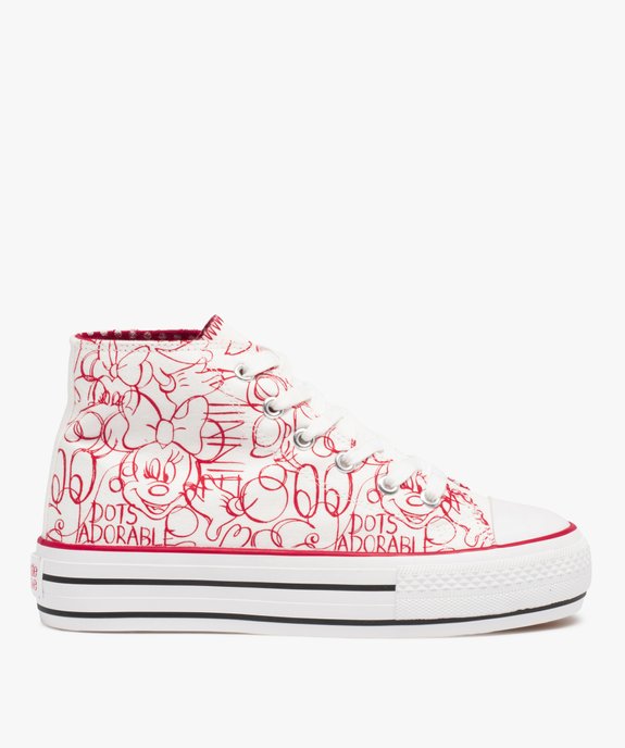 Baskets femme semi-montantes en toile – Minnie Mouse vue1 - MINNIE - GEMO