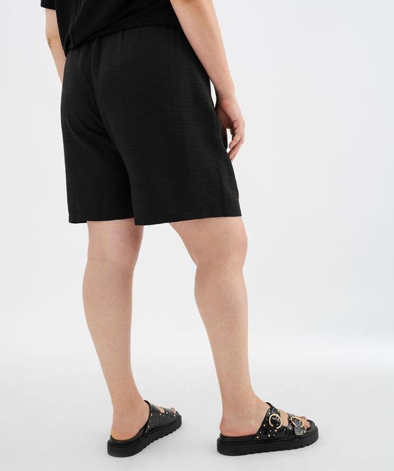 Bermuda ample et fluide femme grande taille vue3 - GEMO (G TAILLE) - GEMO