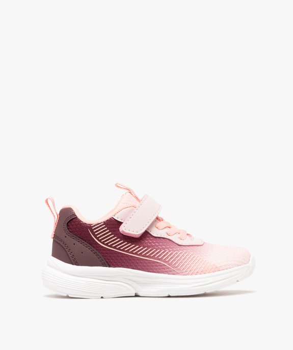 Baskets basses de running légères en mesh respirant fille vue1 - 5 MILES GEMO FOR GOOD - GEMO