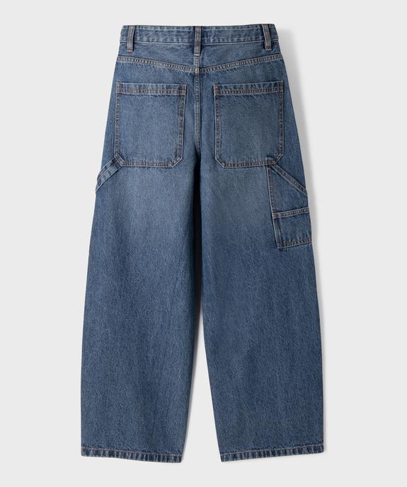 Jean super baggy avec taille ajustable garçon vue4 - GEMO 4G GARCON - GEMO