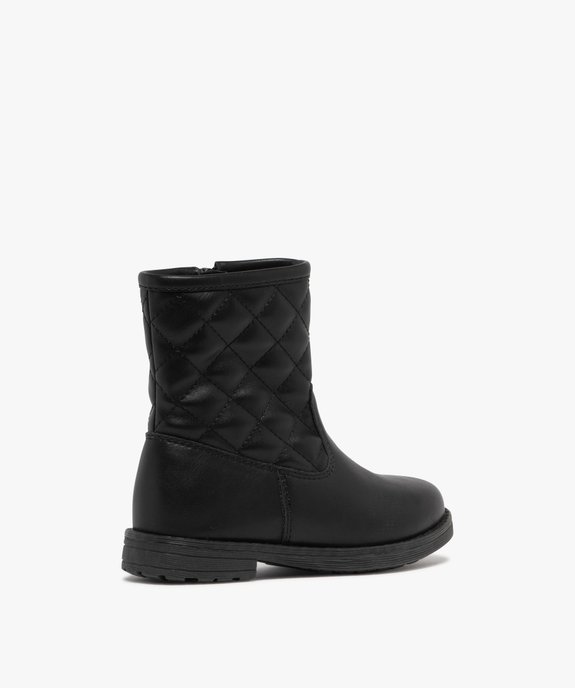 Boots avec tige effet matelassé fille vue4 - LOVELY WINGS - GEMO