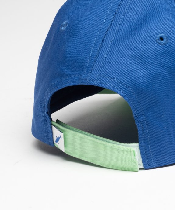 Casquette en coton bicolore à fermeture ajustable vue3 - GEMO (ENFANT) - GEMO