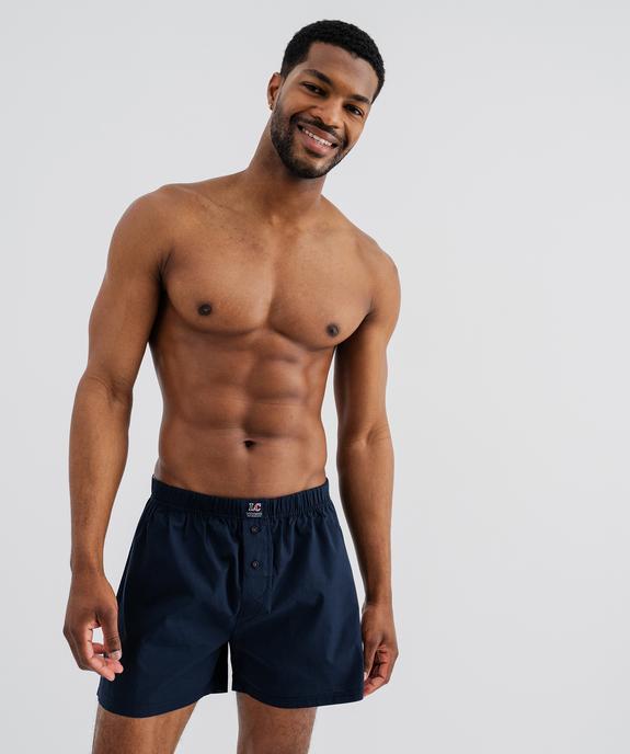 Caleçon en coton à ceinture élastique homme - LuluCastagnette (lot de 2) vue2 - LULUCASTAGNETTE - GEMO