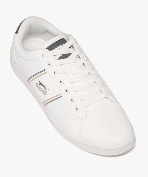 Baskets homme unies à fines bandes colorées - Slazenger vue5 - SLAZENGER - GEMO
