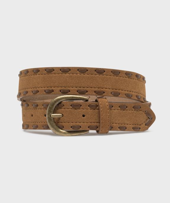 Ceinture avec liens sur les côtés femme vue1 - GEMO (ACCESS) - GEMO