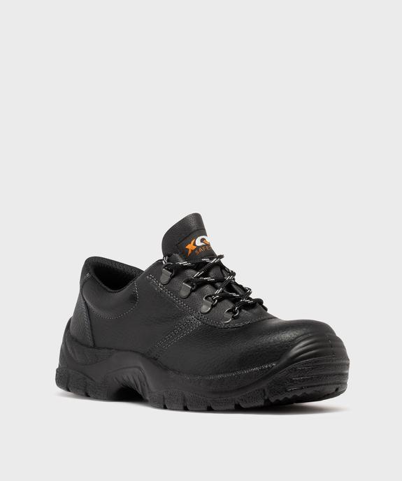 Chaussures de sécurité femme low-cut dessus en cuir grainé uni  vue8 - GEMO (EQUIPT) - GEMO