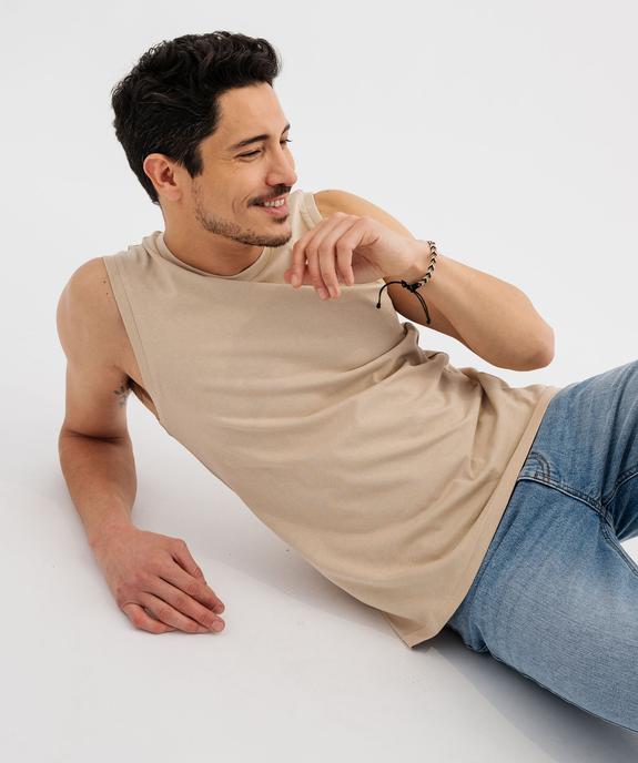 Débardeur à col rond uni homme vue1 - GEMO 4G HOMME - GEMO