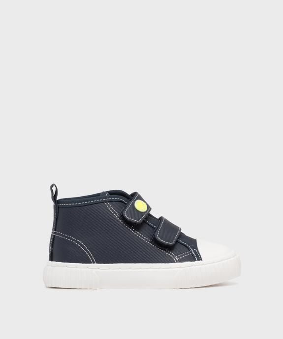 Baskets montantes en toile enduite fermeture scratch garçon - 5 Miles vue1 - 5 MILES GEMO FOR GOOD - GEMO