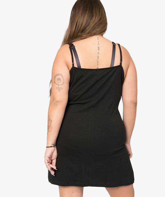 Fond de robe femme à fines bretelles Gémo x Lalaa Misaki vue3 - GEMO (G TAILLE) - GEMO