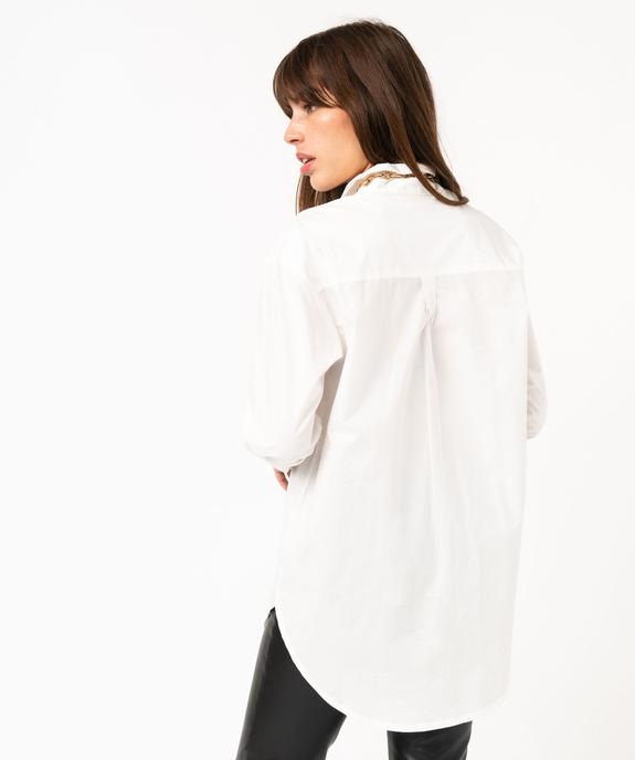 Chemise longue à manches longues femme vue3 - GEMO(FEMME PAP) - GEMO