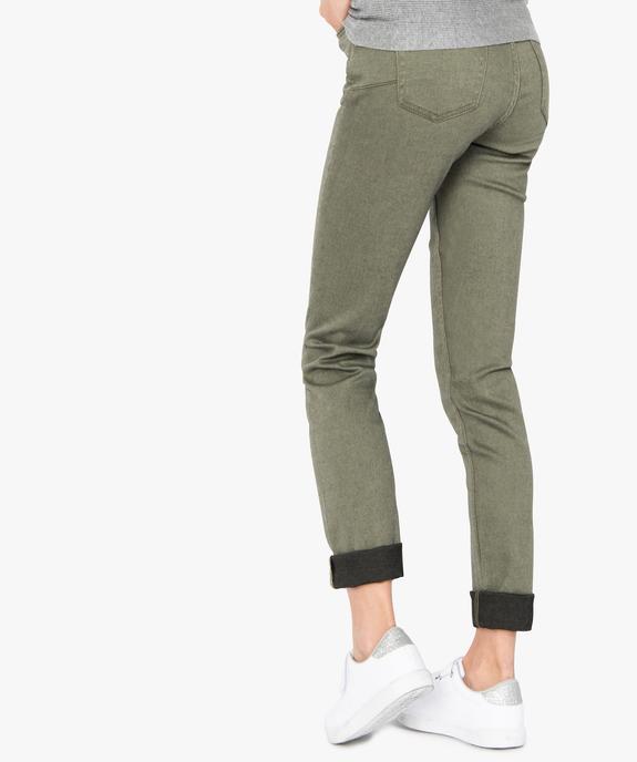 Jean femme slim push-up taille normale vue3 - GEMO(FEMME PAP) - GEMO