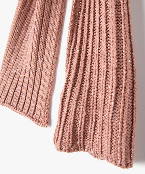 Ensemble femme 2 pièces en maille côtelée avec sequins vue3 - GEMO (ACCESS) - GEMO