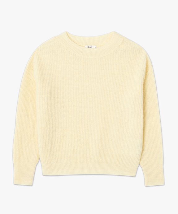 Pull femme en grosse maille vue4 - GEMO(FEMME PAP) - GEMO