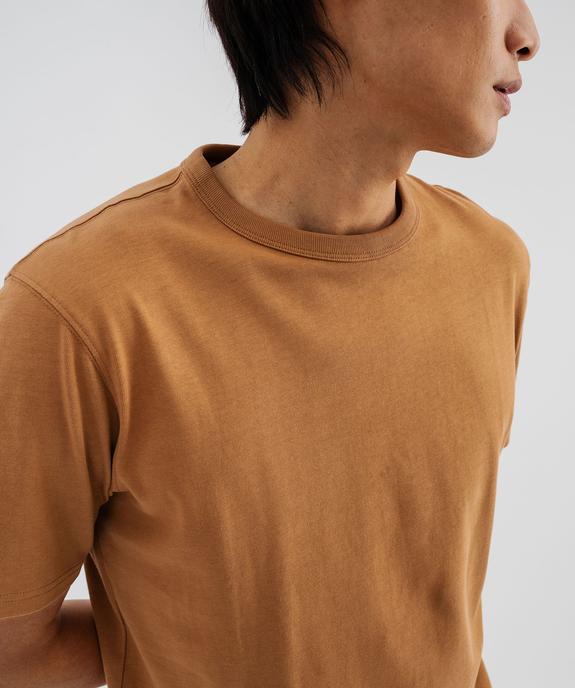 Tee-shirt manches courtes et col rond homme vue2 - GEMO (HOMME) - GEMO