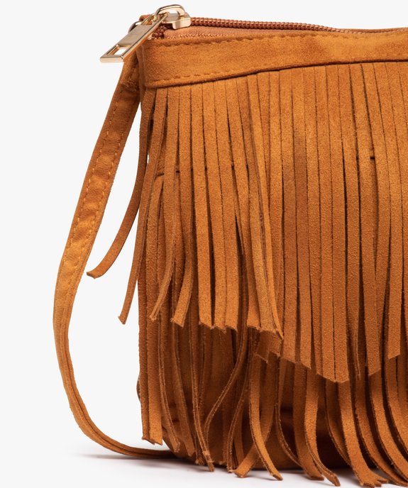 Sac fille à franges toucher velours vue3 - GEMO (ENFANT) - GEMO