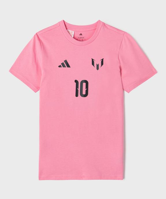 Tee-shirt manches courtes inscription Messi garçon - Adidas vue1 - ADIDAS - GEMO