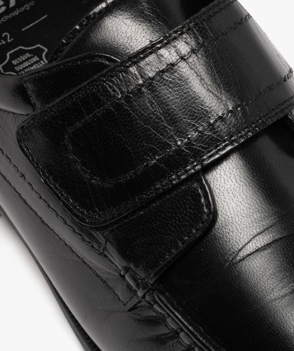 Mocassins homme dessus cuir fermeture à scratch  vue12 - G'FLEX - GEMO