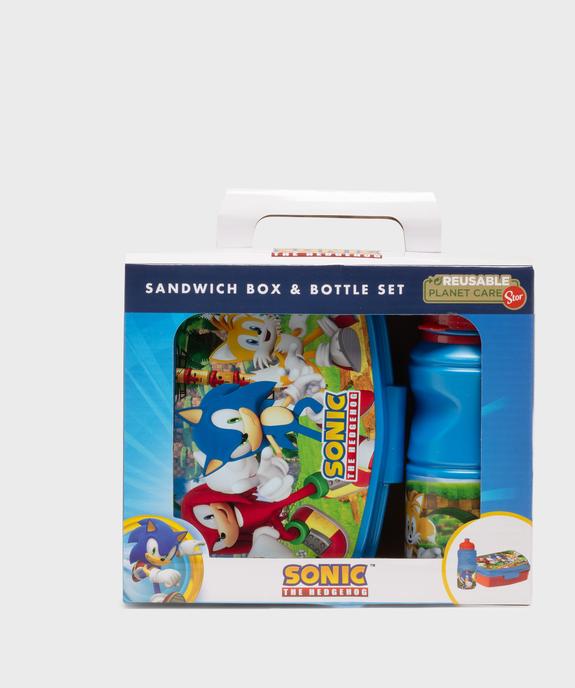 Boite à goûter avec gourde enfant - Sonic The Hedgehog vue2 - SONIC - GEMO
