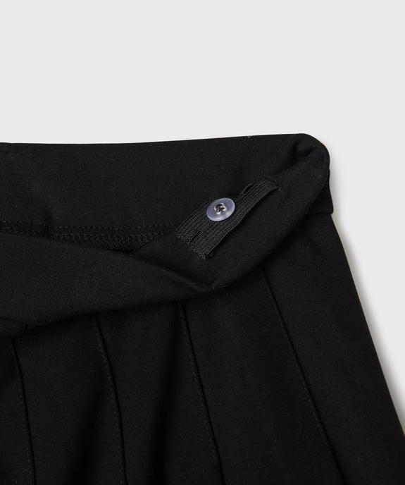 Jupe plissée en maille extensible fille vue2 - GEMO (JUNIOR) - GEMO