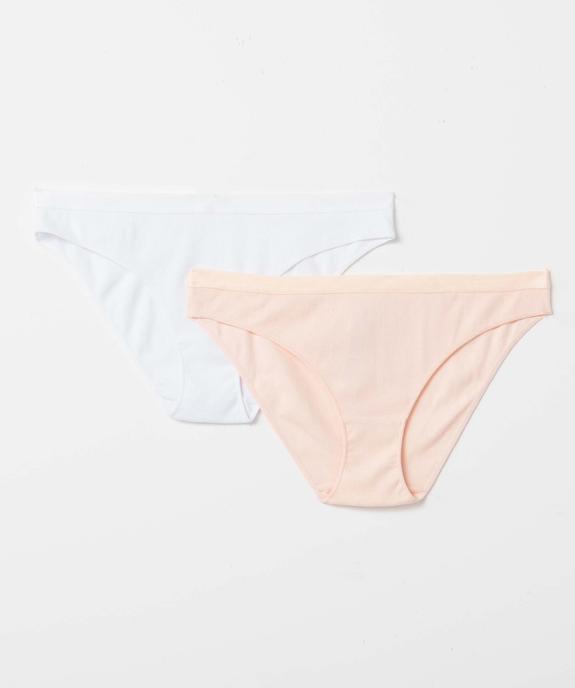 Culotte en maille côtelée femme (lot de 2) vue6 - GEMO 4G FEMME - GEMO