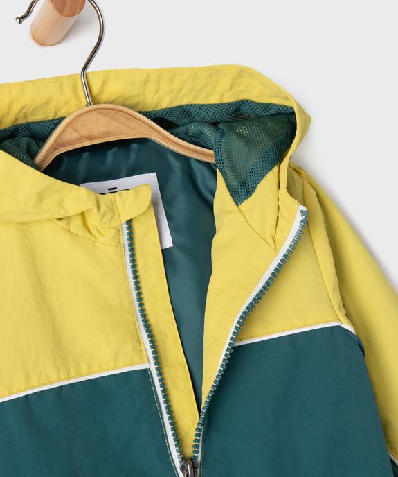 Blouson imperméable à capuche bicolore bébé garçon vue2 - GEMO(BEBE DEBT) - GEMO