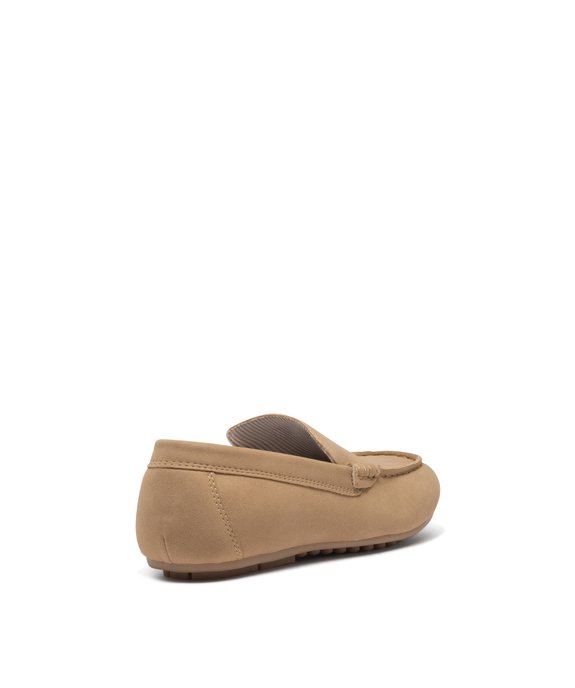 Mocassins garçon unis en suédine avec surpiqûres  vue4 - GEMO 4G GARCON - GEMO