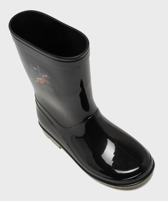 Bottes de pluie à semelle crantée imprimées garçon - Jurassic World vue5 - JURASSIC PARK - GEMO