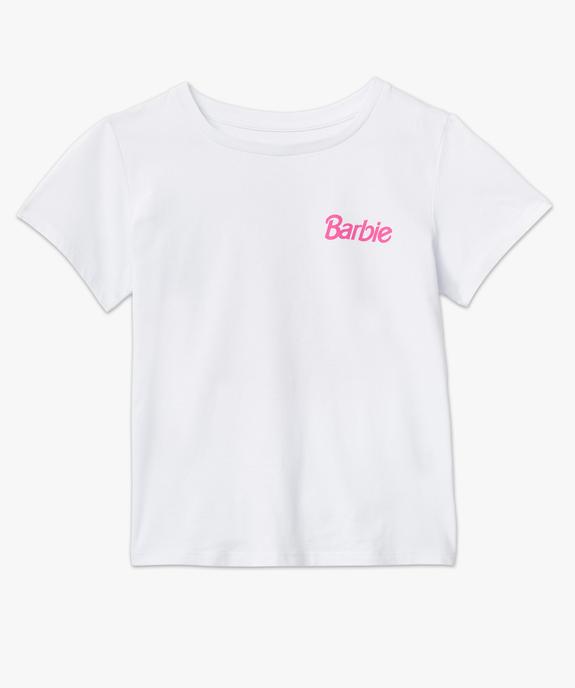Tee-shirt droit manches courtes femme - Barbie vue4 - BARBIE - GEMO