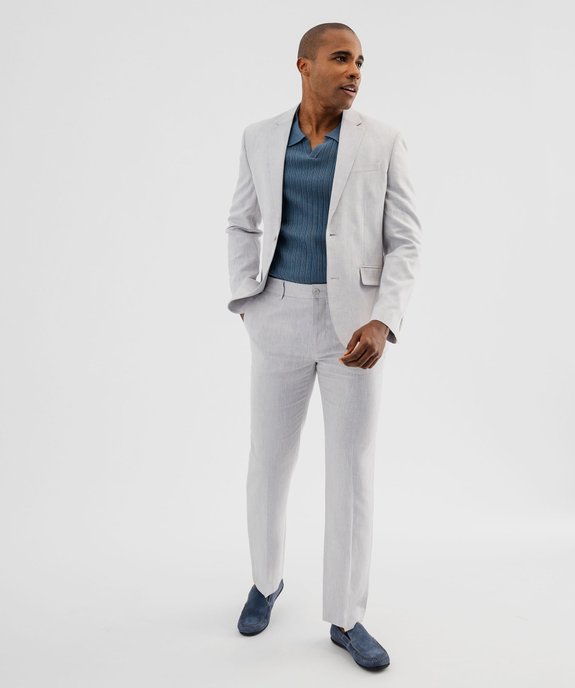 Pantalon de costume ajusté homme vue4 - GEMO 4G HOMME - GEMO